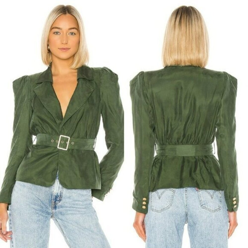 House of Harlow 1960 XREVOLVE Fernanda Jacket - Green